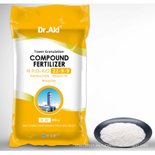 DR Aid NPK 22 9 9 9 TE Engrams Técnica TE Compuesto biológico Soluble Fertilizante natural de torre alta para tomates